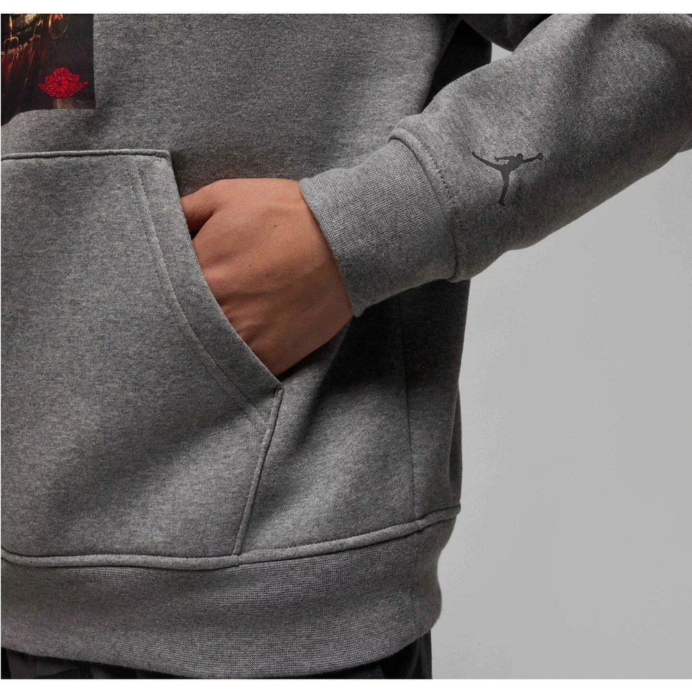 New XL Jordan Jumpman Chimney Fleece Pullover HQ5654-092
